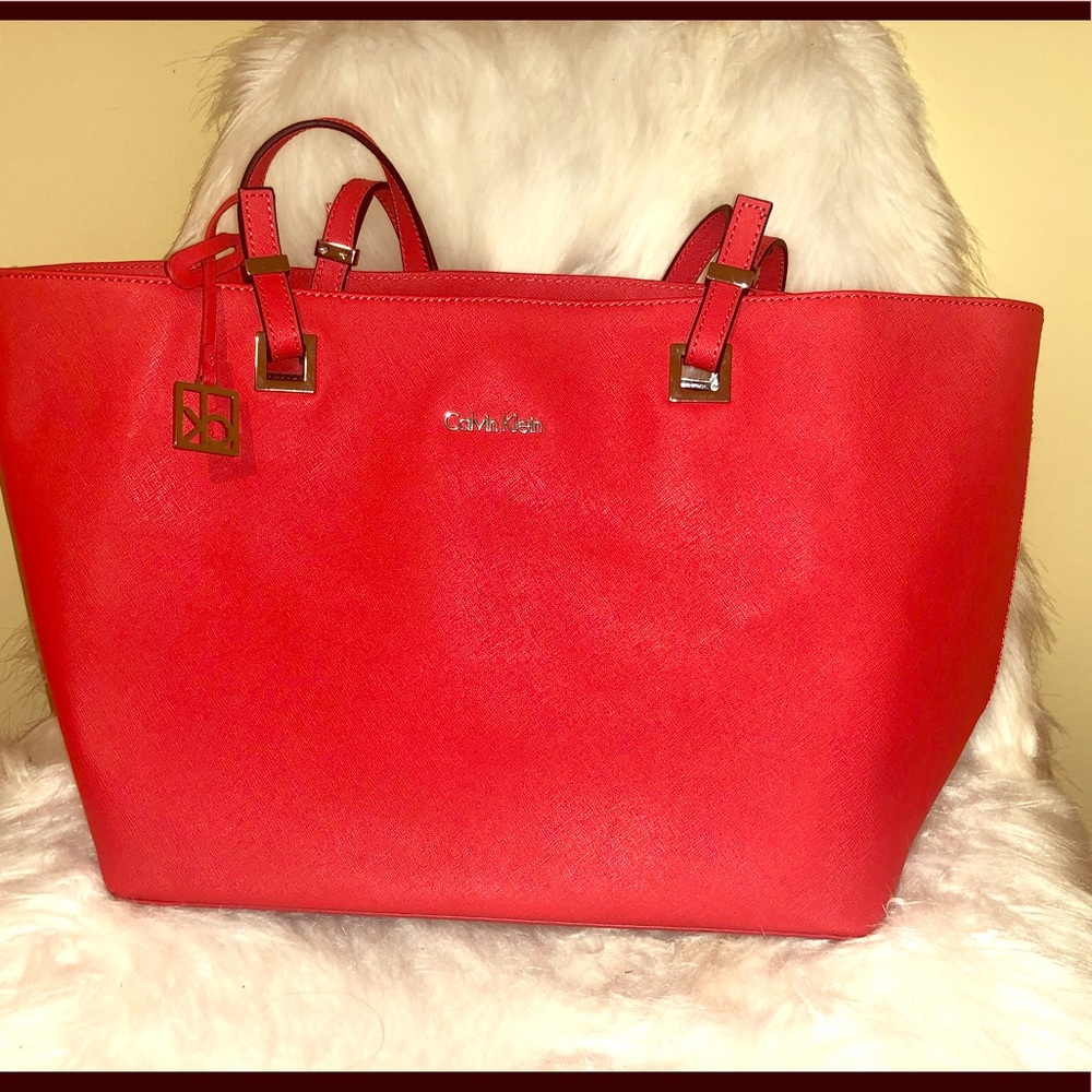 Coral Calvin Klein Bag